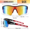 wonderflower Cycling Sunglasses Polarized Sunglasses for Cycling Men Women (White