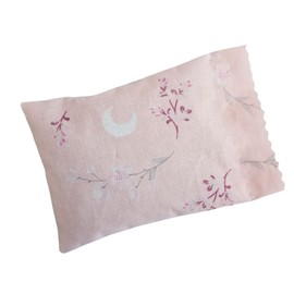 Herbal Sleep Sachet - Promotes Natural Sleep, Deeper Dreams, Savory Scent, Contains Blend of 7 Herbs and No Other Ingredients, Pink Moonbeam Dreams Print, Cotton Fabric, 6" x 4" Size