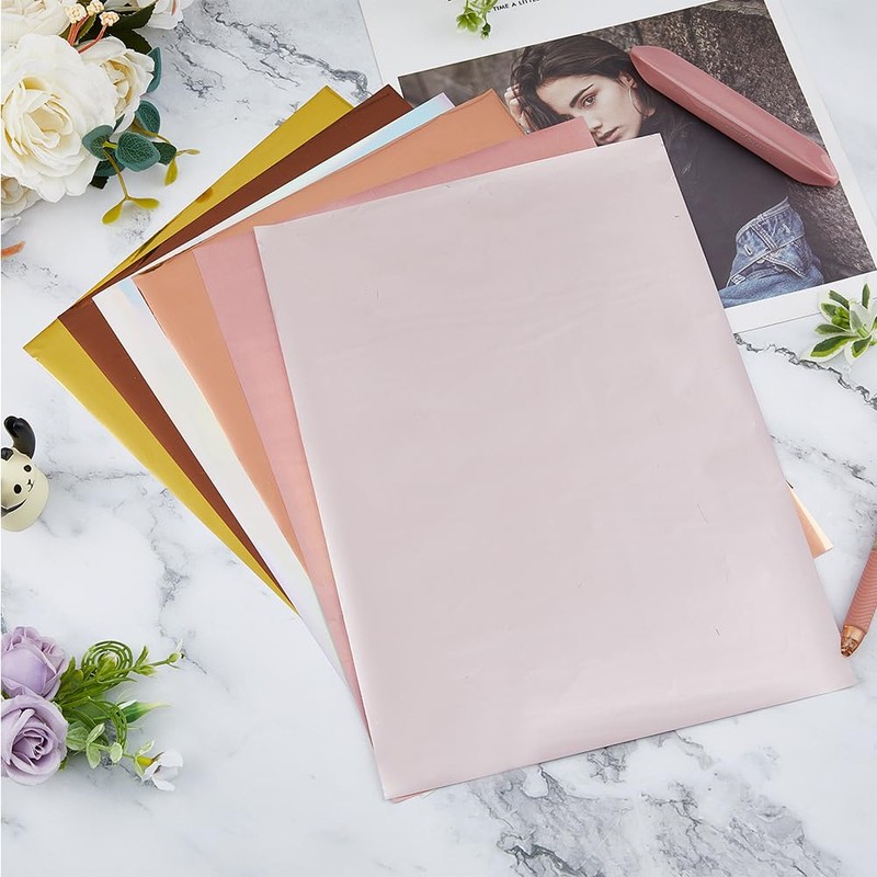 SUPERFINDINGS 60 Sheets 6 Styles Reactive Transfer Foil Paper PET
