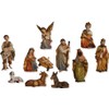 FADEDA 11 x Markus Nativity Figures, Height: 7 cm, Hand-Painted,