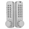 Yctze Digits Mini Mechanical Code Lock for Door Security, Doublesided