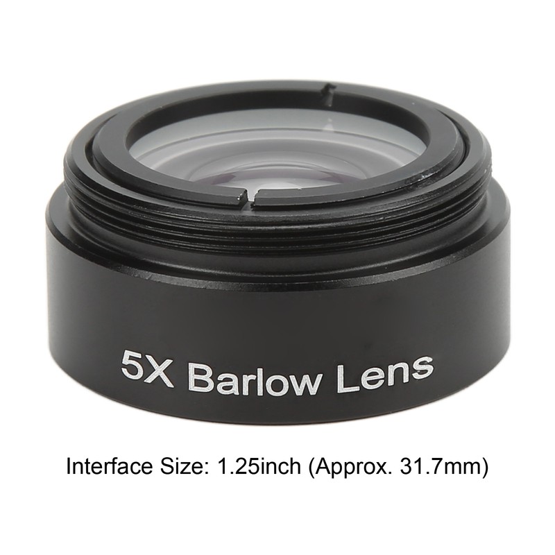 5X Barlow Lens M28.6 Threaded Interface Stereo Microscope Auxiliary Objective