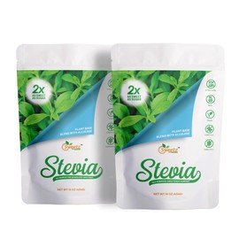Stevia– Allulose All Purpose Sweetener Multi-Pack-2: 2X Sugar Sweetness; Total Servings 454; Zero Calorie Sweetener, Sugar-Free Substitute for Baking, Smoothies, Coffee; Low Carb Keto Diet Friendly Food | Pack of 2, 1-LB/Each