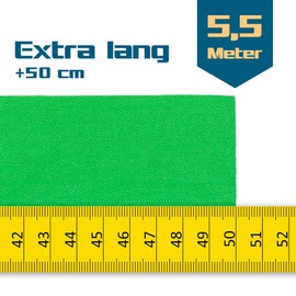 SL StarTape Kinesiology Bandage - Tape Plasters 5 cm Wide and 550 cm Long - Premium Sports Tape Roll - Sports Bandage (Green, Set of 3)