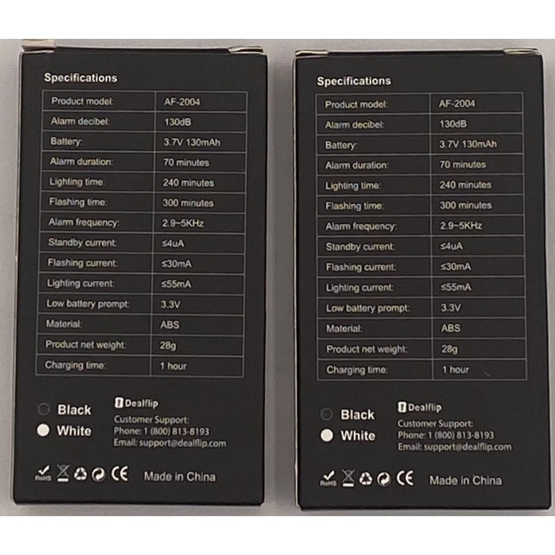 Scream Safe Personal Protection Alarm - Two Devices
