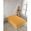 Vency Premium Jersey Fitted Sheet 180 x 200 cm Mustard