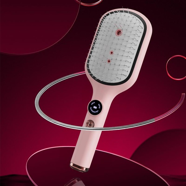 Multi-Functional Detangling Brush, Hair Scalp Massager with Mist, Gentle Bristles,Vibration