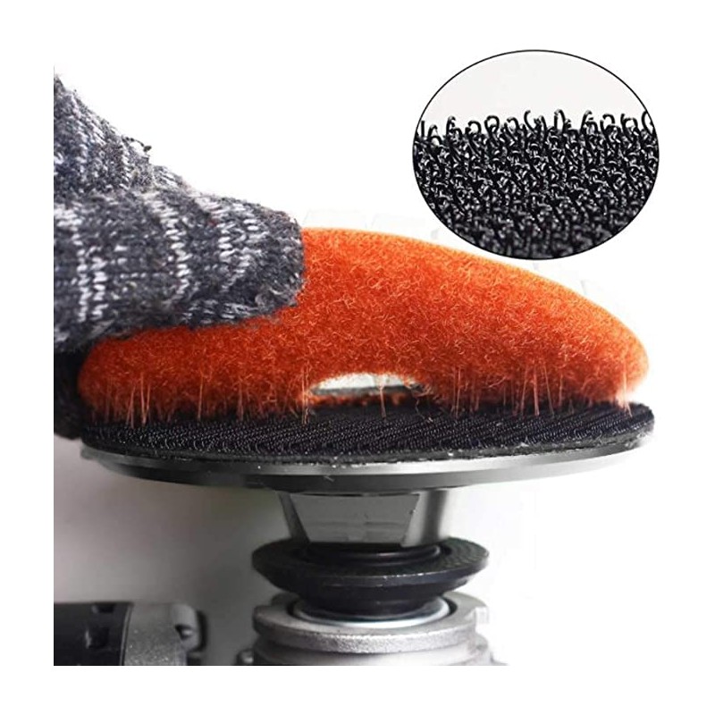 JUSTCUT 4 Inch Polishing Backing Pad Heavy-Duty Aluminum Backer Pad