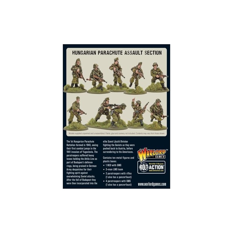 Warlord Games Hungarian Parachute Assault Section