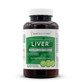 Secrets of the Tribe - Liver, Healthy Liver Formula, Herbal Supplement Blend (120 Capsules)