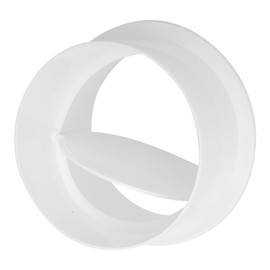 Garosa 4 Inch Backdraft Damper Inline Extractor Fan Vent Back Draught Shutter, ABS Plastic