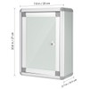 jojofuny Small Suggestion Box with Lock Mailbox with Lock and