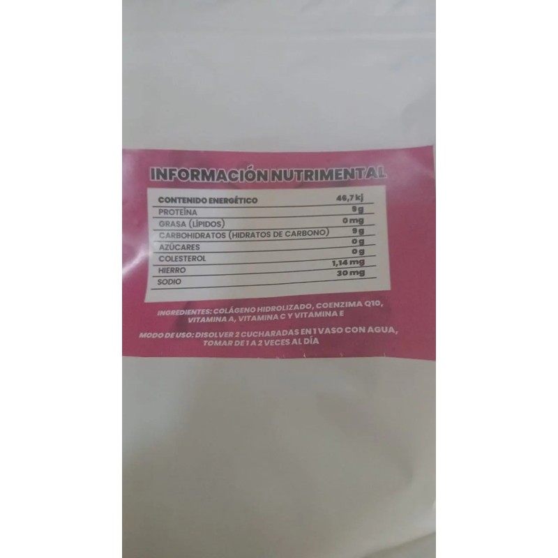 Colageno Hidrolizado Con Vitaminas A ,c Y E