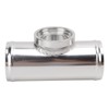 2.5in Blow Off Valve Flange Aluminum Alloy Silver Rustproof Universal