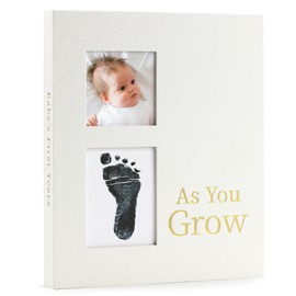 Keepsake Memory Book for Baby Boys or Girls, Timeless First 5 Year Baby Book, A Milestone Book to Record Every Event from Birth to Age 5 Gender Neutral Journal Scrapbook Photo Album (Cream)