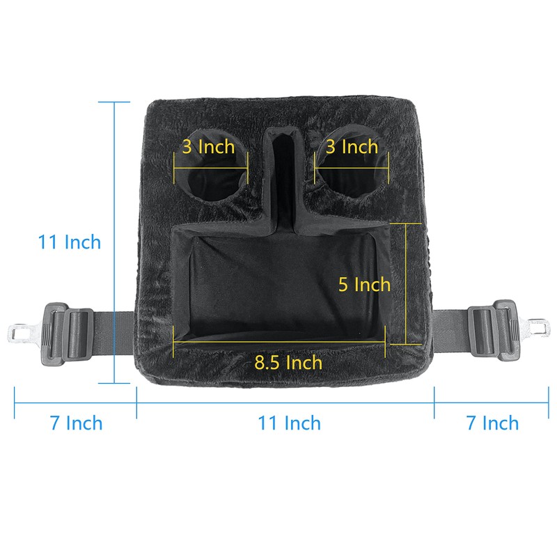 Forzaddik Car Back Seat Organizer，Backseat Cup Holder，Car Cup Holder for