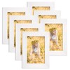 Vasemouh 6x4 Photo Frames Set of 7, White 4x6 Picture