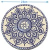 dennycraftmoulds.co.uk Mandala Lotus Flower Concrete or Plaster Mould Reusable ABS