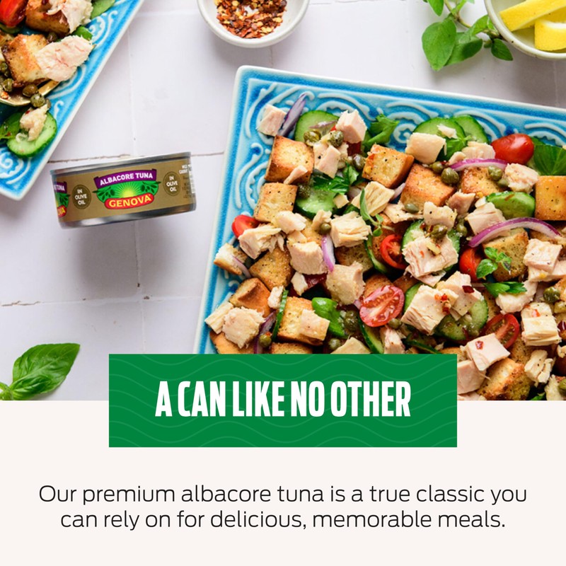 Genova Premium Albacore Tuna in Olive Oil, 5 oz. Cans