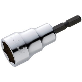 TOP Short Socket for Electric Drills, EHS-19, Opposite Side 0.7 inches (19 mm), Total Length 2.8 inches (70 mm), Tsubame Sanjo, Made in Japan