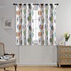 Europen Modern Mid Century Blackout Curtains - Abstract Background Mid