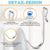 Lyrow 40 Pcs J Hook for Wire Shelving Hooks Stainless