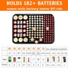 DocSafe Fireproof Battery Organizer Storage Box,Fireproof Waterproof Carrying Case Bag