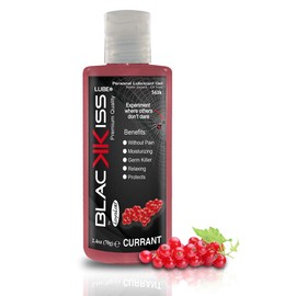 Black Kiss Lube 1BK-Gr  Gel Lubricante Back Door Base Agua. Botella. 70 g (Grosella)  Frmula Base Agua  Premium Quality For EveryBody                 