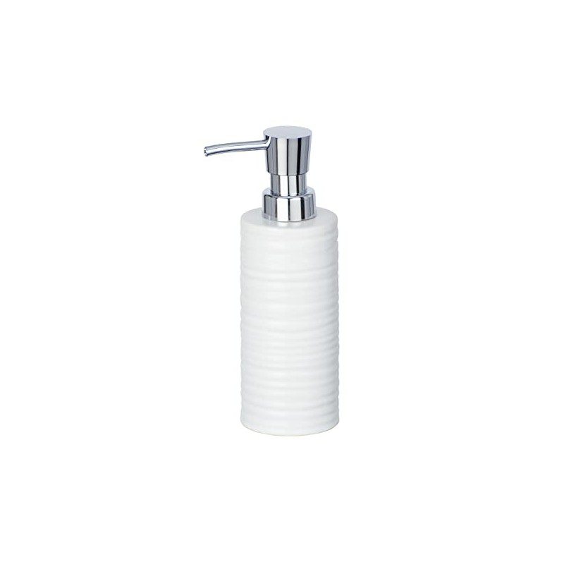 Wenko Mila Liquid Soap Dispenser Capacity 0.26 l White Ceramic