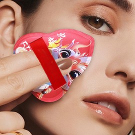 Makeup Puff - Dragon Pattern Setting Powder Puff | Face Makeup Puff with Storage Box, Makeup Sponges for Applying Loose Or Pressed Powders