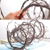 300cm/118inch Bendable Brown Small Artificial Tree Branches Fake Tree Trunk