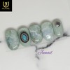 Korean celadon handmade nail tips - Short ballerina / 고려청자