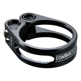 Control Tech Settle Road Bike Seat Clamp, 34.9mm, Black