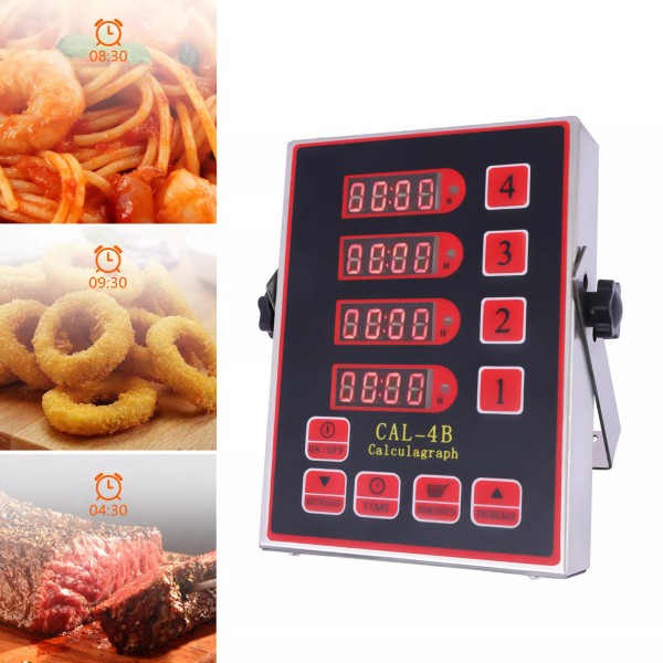 Unbranded Commercial Kitchen Timers Digital Restaurant Timer Multi Loud Alarm
