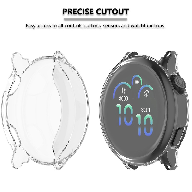 [3-Pack] Screen Protector & Case Compatible with Garmin Vivoactive 6,