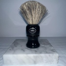 The Art of Shaving Brush New York Genuine Badger Bristle Black Resin Handle