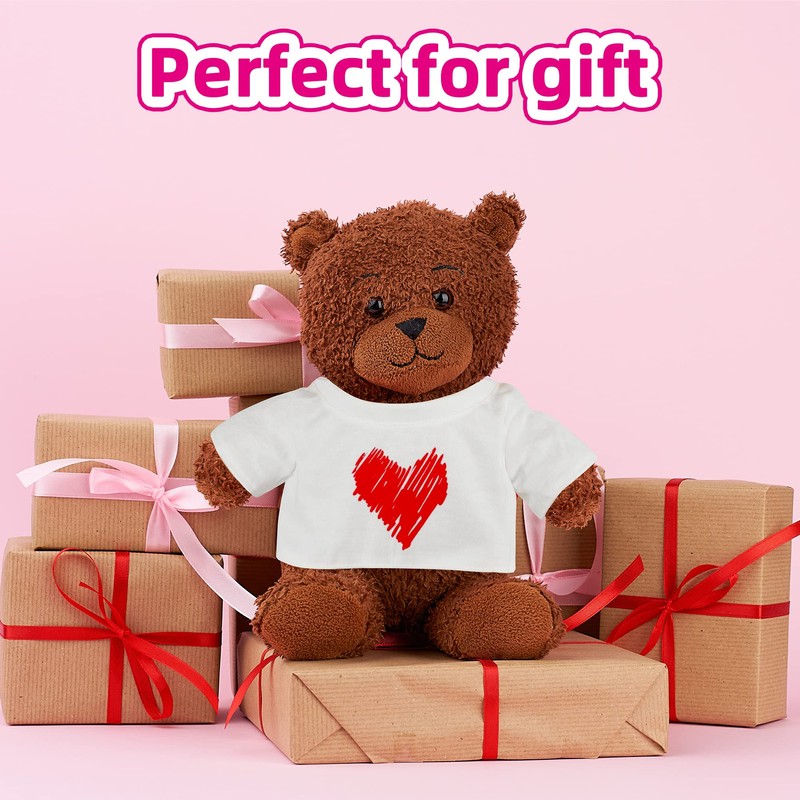 Litherr S Sublimation Stuffed Bear Tshirt Fit 14-18 Inch Plush