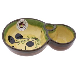 CERÁMICA ESPAÑA Bowls | Bowl | Snack Bowls | Bowl | Kitchen Bowls | Ceramic Olive Tree - Model M07 | 100% Hand-Decorated | 18 x 12 x 4 cm, 003020703010102