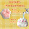 2Set Taba Squishies Hamster with Fuzzy Cat Paw, Pinch Family