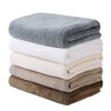 Oseamaid Bath Towels, Large, 5 Colors, 5 Piece Set, Microfiber