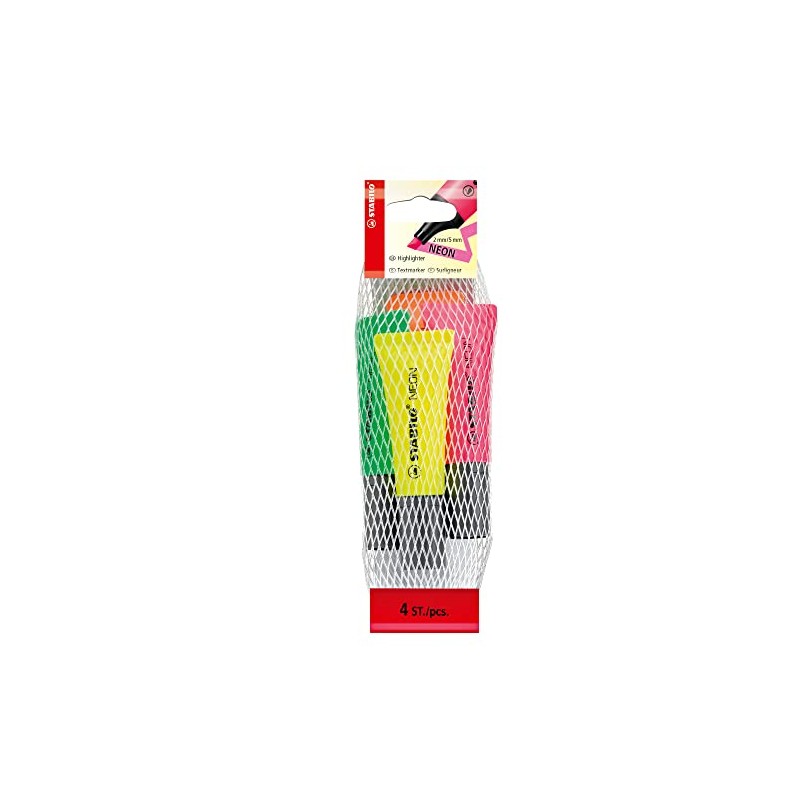 STABILO Neon Assorted Highlighters