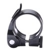 Quick Release Bicycle Seatpost Clamp,31.8mm Black
