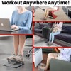 ZUFUMI Mini Foldable Leg Exerciser Portable Foot Pedal Exercise Machine