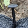 200x Grass Pegs Lawn Turf Weed Mat Plastic Pins Stakes