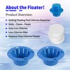 Upgraded Sinking and Floating Pool Cl Dispenser,Sinking Cl Dispenser for