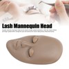 Lash Mannequin Head Reusable Soft Rubber 3D Effects Replaced Eyelids