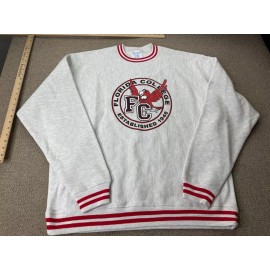 Champion Florida College Falcons Sweatshirt XL Crewneck Pullover Champion Reverse Weave