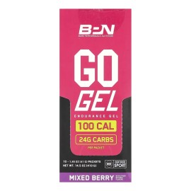 Bpn Go Gel Energetico Gel De Resistencia 10 Pzs Sabor Mixed Berry