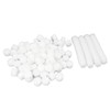 100 Set Hydroponic Grow Baskets Sponges Circular Planting Baskets Plant