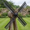 INOOMP Garden Windmill Blades, Outdoor Waterproof Wind Mill Accessories, Large